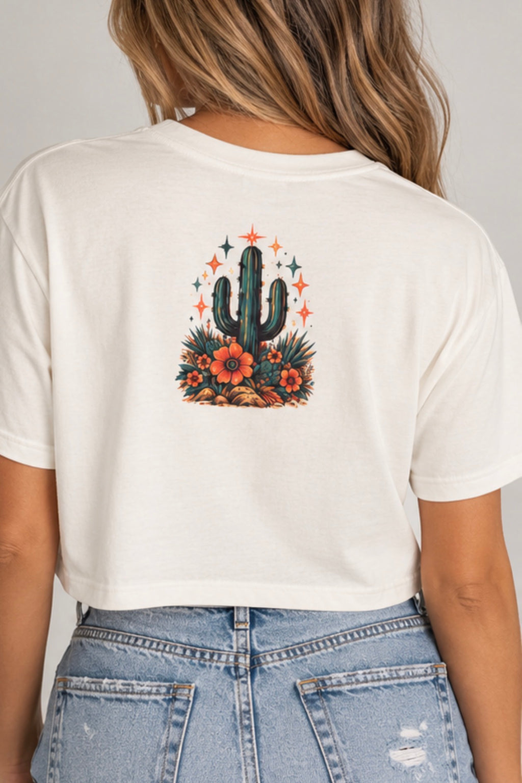 Wild Heart Braver Days Western Crop Tee