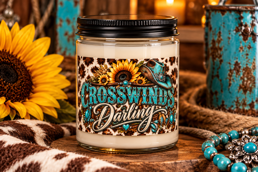 Crosswinds Darling Western Soy Candle