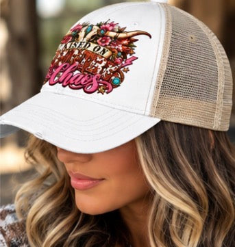Raised on Country & Chaos Western Trucker Hat